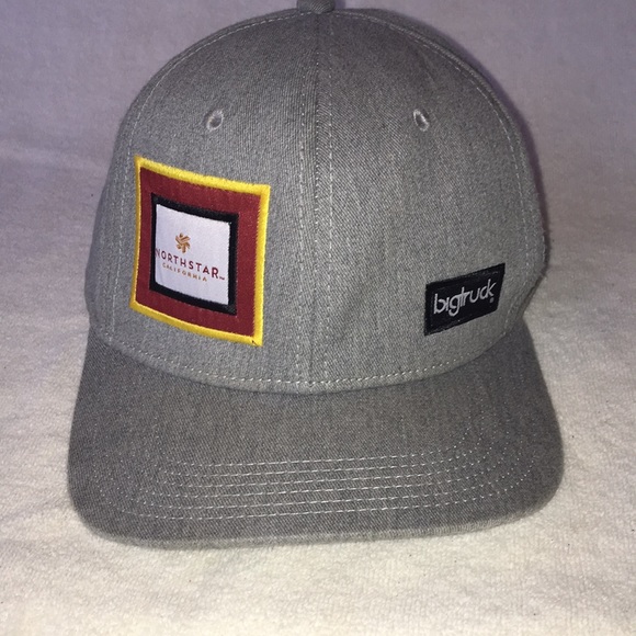 Northstar California bigtruck SnapBack hat flat bill trucker cap 6 panel style - Picture 10 of 12